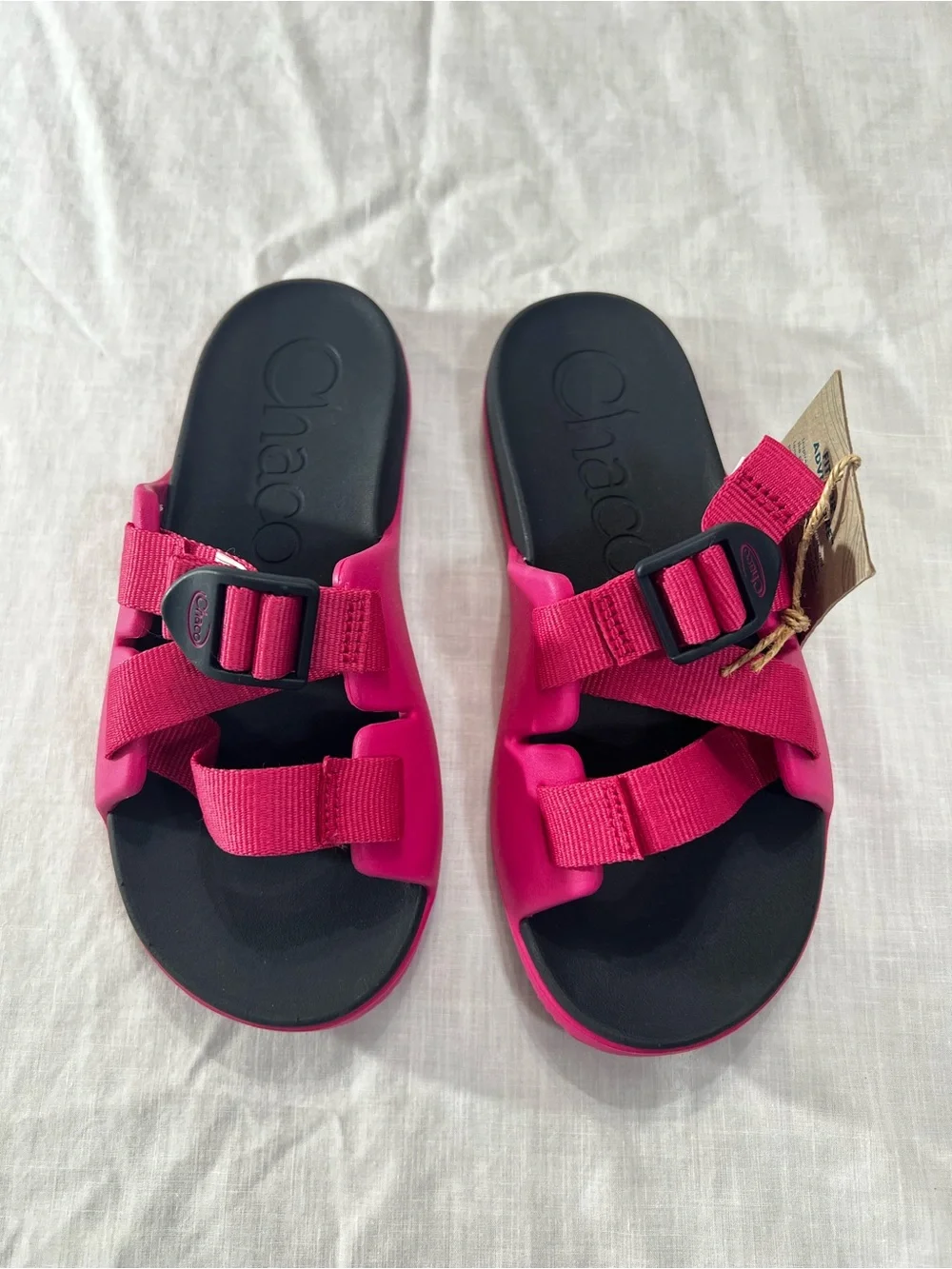 Chaco K’s Chillos Kids Magenta Pink Adjustable Slide Sandals Size 2